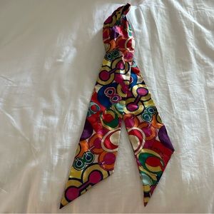 Coach neck tie Multi color.